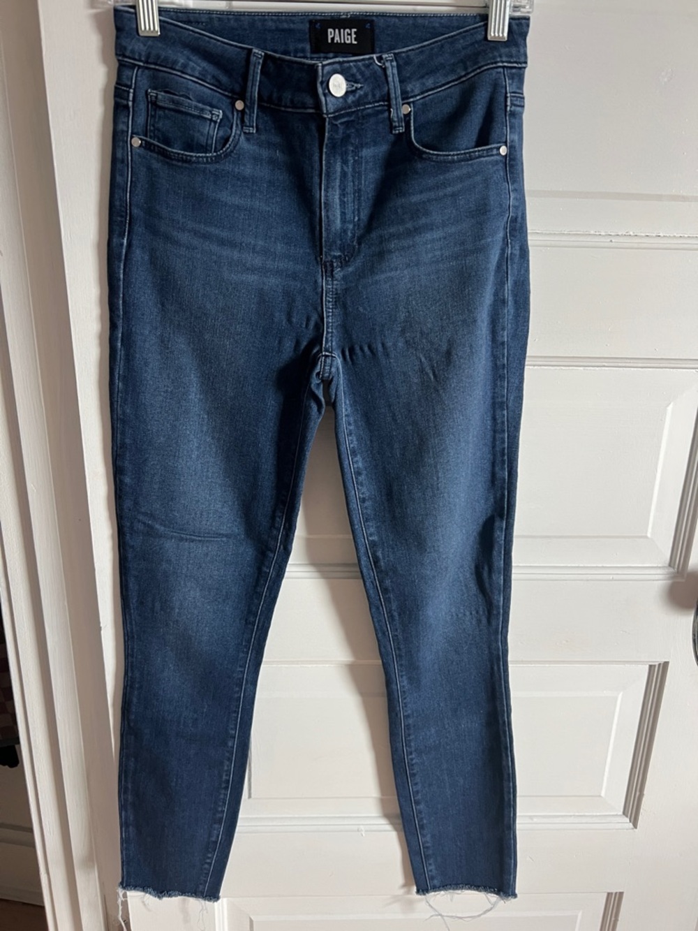 PAIGE Indigo Mid-Rise Skinny Jeans